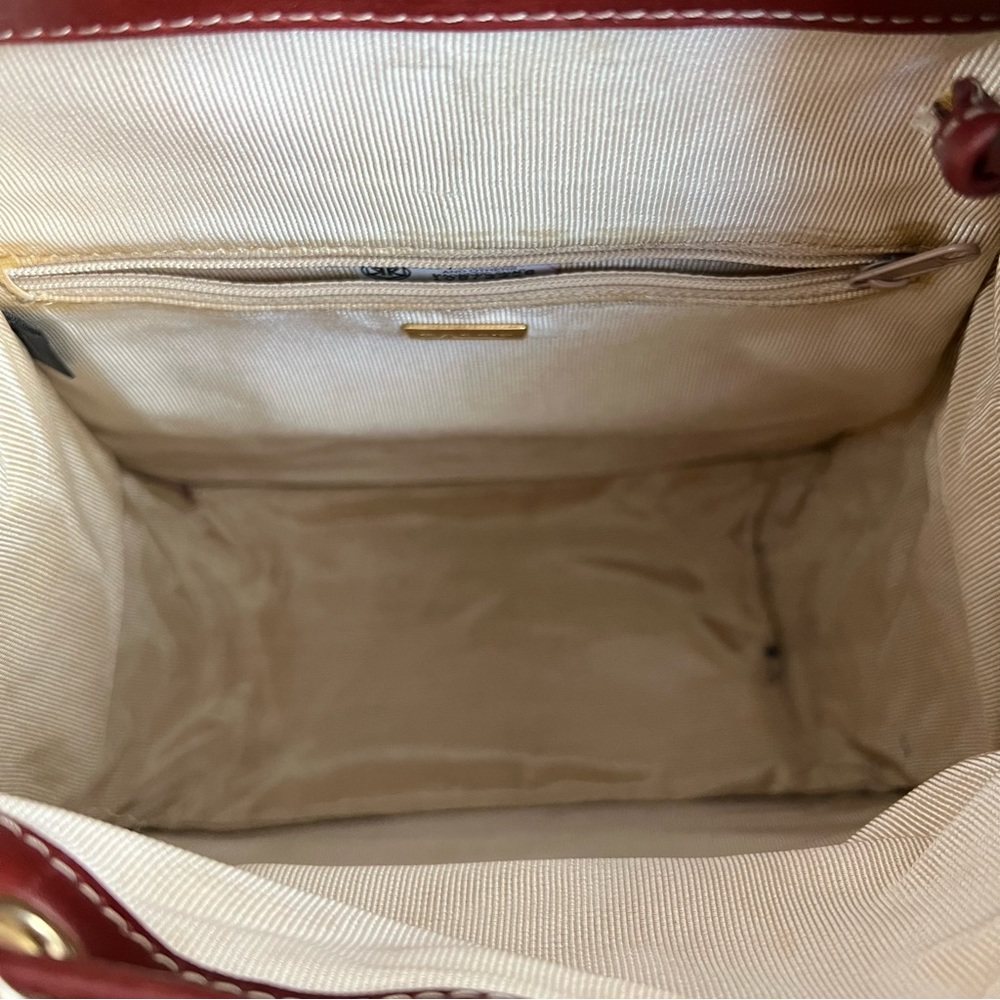 Vintage Bally Leather & canvas backpack - Picture 9 of 10
